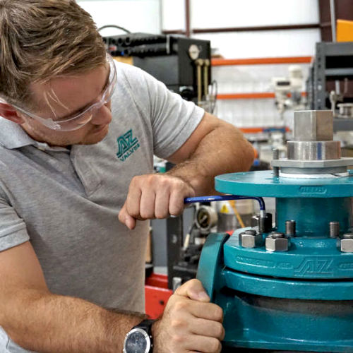 Sonderarmaturen wie 7-Wege-Hahn, Oversize-Flansch